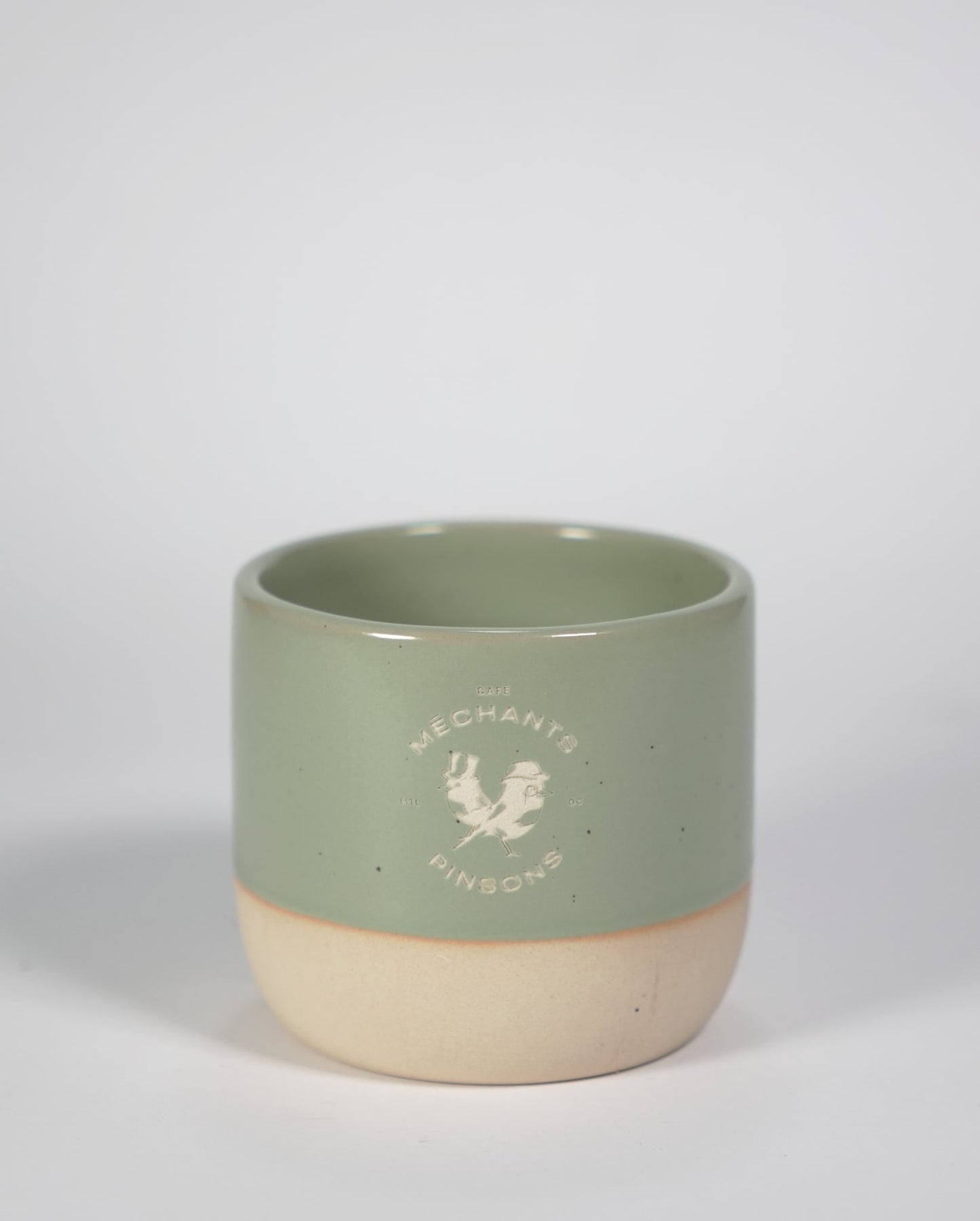 Tasse 8oz Méchants Pinsons (Vert)