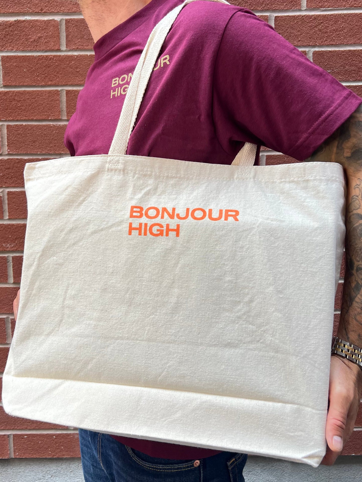Grand tote bag (orange)