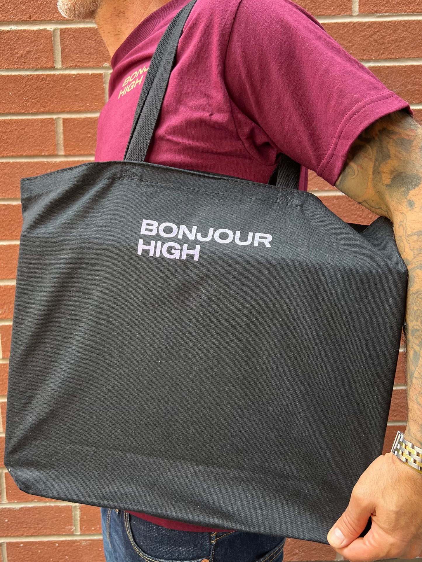 Grand tote bag (violet)