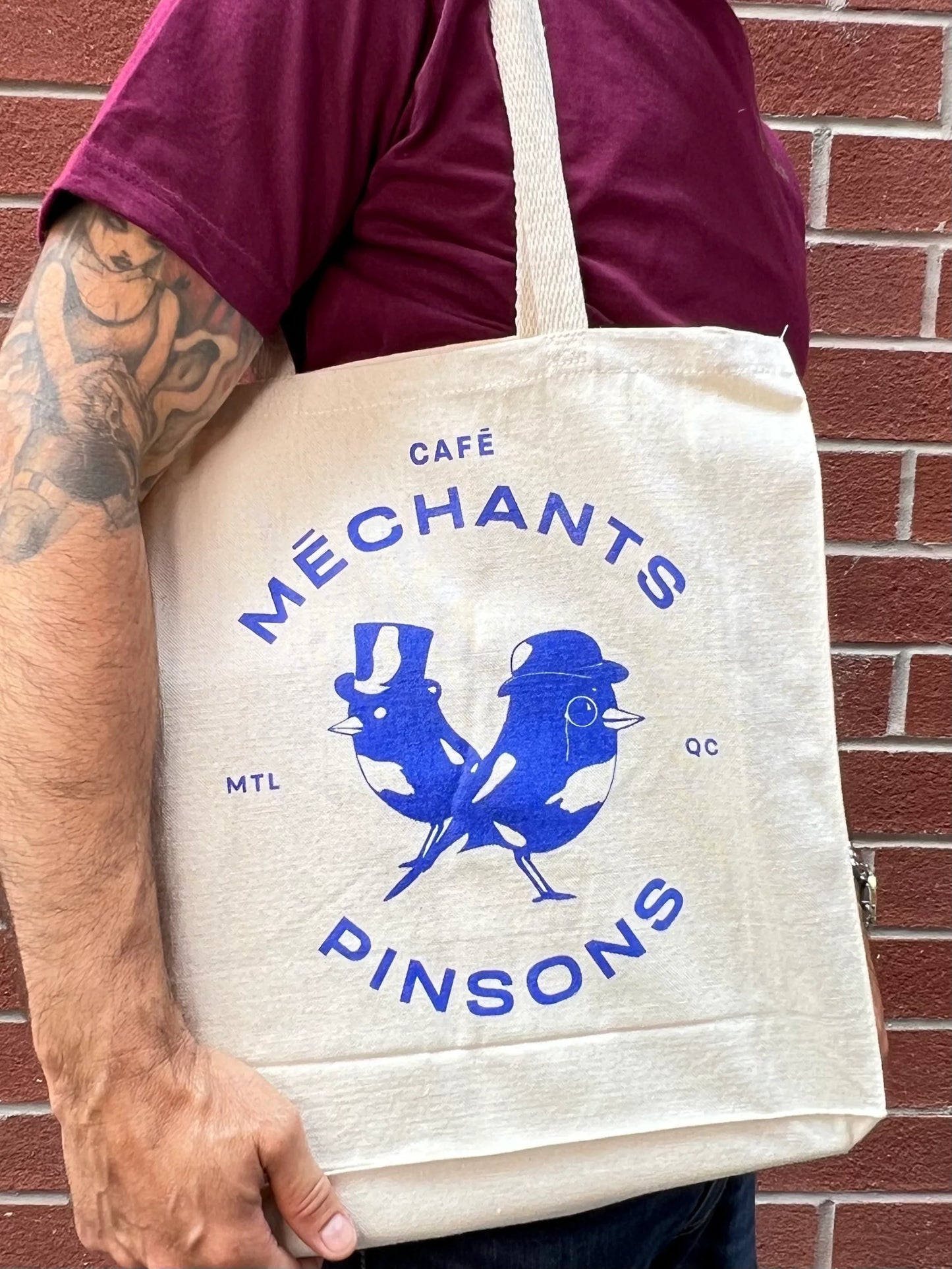 Petit tote bag (bleu)