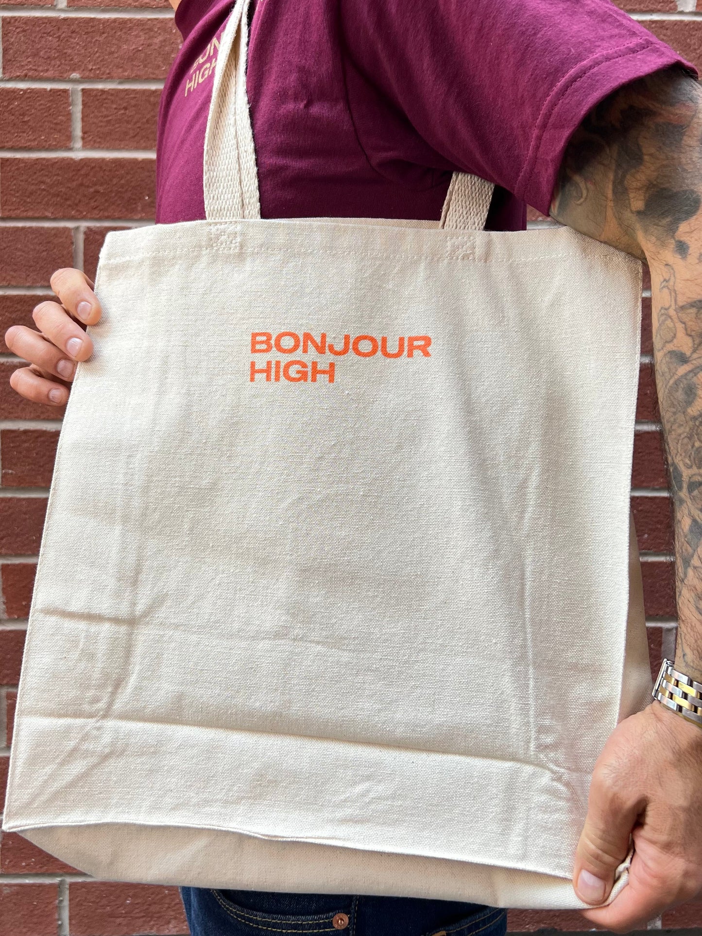 Petit tote bag (orange)
